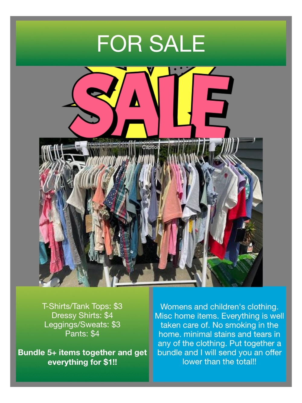 Mixed Women's & Children's Clothing